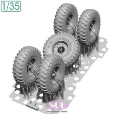 1/35 Schwimmwagen Wide type Wheel set for Tamiya kits