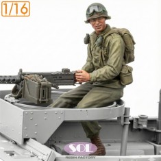 1/16 US Gunner and M2 cal.50 for M3A1