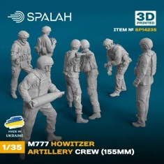 1/35 M777 Howitzer Artillery Crew 