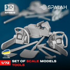 1/72 Tools Set - Chainsaw and more