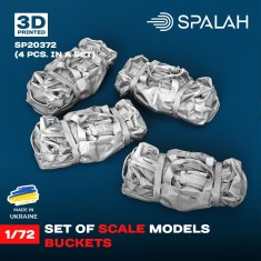 1/72 Military Bags (4pcs)