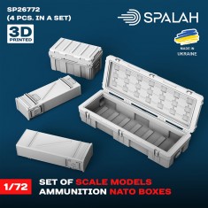 1/72 NATO Ammunition Boxes (4pcs)