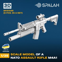 1/35 NATO Assault Rifle M4A1 (5pcs)
