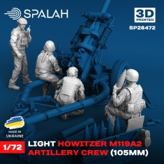 1/72 M119A2 Artillery Crew