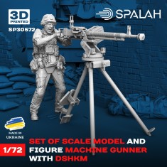 1/72 Machine Gunner with DShKM