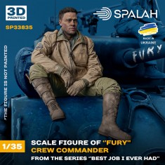 1/35 Fury Crew Commander Figure [Best Job I Ever Had]