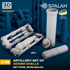 1/35 203mm Artillery Shell Set for 2S7 Pion
