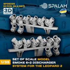 1/35 Leopard 2 Smoke Discharger System (6+2) (2pcs)