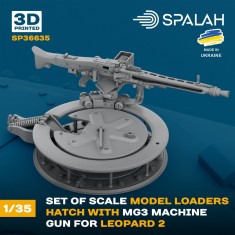 1/35 Leopard 2 Loader's Hatch with MG3