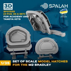 1/35 M2 Bradley Hatch Set for Academy/Tamiya kit (3pcs, 3D Printed)