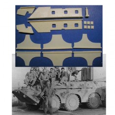 1/35 BTR-70 Afghanistan 1979-89 Add-On Armour and Side Skirts for Trumpeter #01593