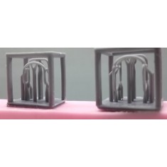 1/35 T-80U/UK/UM-1/UE-1 Headlight Guard (TJ60/61 parts) for Trumpeter kits