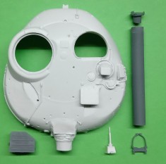 1/35 T-80BVK Mid/Late Command Tank Conversion Set for Trumpeter 5566 T-80BV kit