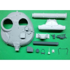 1/35 T-80BVK Late Mod. Command Tank Conversion Set for Trumpeter 5566 T-80BV kit