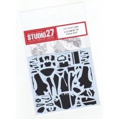 1/12 Yamaha YZR-M1 2009 Carbon Decal Set for Tamiya kit