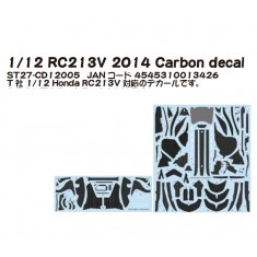 1/12 Honda RC213V 2014 Carbon Decal for Tamiya kits