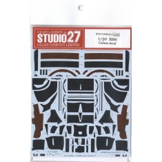 Carbon Decal for 1/20 Red Bull Racing Renault RB6 (for Tamiya kit)