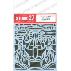 1/24 Senna Carbon Decal for Tamiya kits