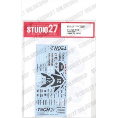 1/12 YZF-R1M TECH21 Dress Up Decal for Tamiya kits