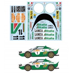 1/24 Lancia Stratos Sanremo #1/#11 1975 Decal for Italeri kit