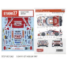 1/24 Porsche 911 GT1 #30 LM (1997) Decal for Tamiya kits