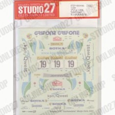 1/24 206WRC GRIFONE Monte-Carlo 2001 Decal