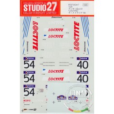 Decals for 1/24 Mitsubishi Evo.VI "LOCTITE" Australia 2000 for Tamiya #24220