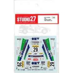 1/24 Toyota Corolla WRC "OMV" Monte 2002 Decals