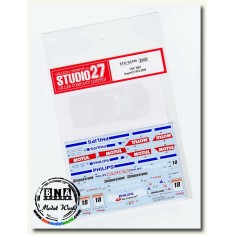 1/24 Decals for NSX Super GT#18 '09 for Tamiya 24286/287/288/291