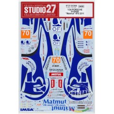 1/24 Porsche 911RSR "Matmut" #70 2011 Decals for Fujimi #123905