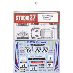 1/24 BMW Z4 GT3 #1/#20/#91 2010 Decals (for Fujimi #125565 kit)
