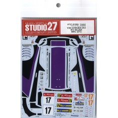1/24 Citroen DS3 #17 Rd.2 & 4 WRC 2012 Decals for Heller kit