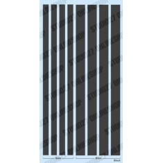 Line Decal: Black [5mm, 8mm]
