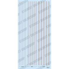 Line Decal: Silver [1mm, 2mm, 3mm]