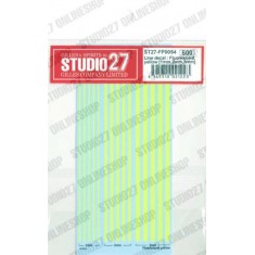Line Decal: Fluorescent Yellow [1mm, 2mm, 3mm]