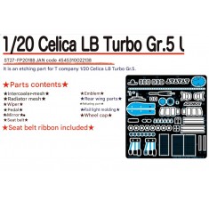 1/20 Toyota Celica LB Turbo Gr.5 Upgrade Parts for Tamiya kits