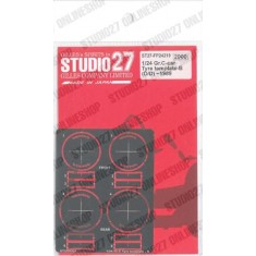 1/24 Group C Car Tyre Template Type B (Up to 1989)