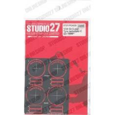 1/24 Group C Car Tyre Template Type C (1990 Onwards)