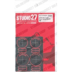 1/24 Group C Car Tyre Template Type E