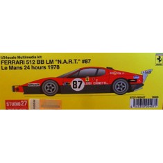 1/24 Ferrari 512BB LM "N.A.R.T." #87 Le Mans 24 Hours 1978