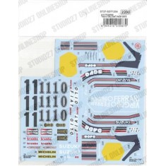1/12 RGB500 NAVA OLIO FIAT (1979) WGP - Spare Decal for TK1254