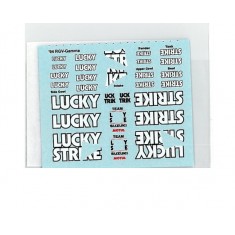 1/12 RGV-r (XR-79) WGP 1994 Sponsor 'Lucky Strike' Decal for Studio27 kits