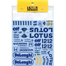 1/12 99T Monaco Full Sponsor Decal