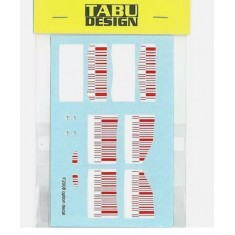1/20 Ferrari F2008 Sponsor 'M Barcodes' Decal