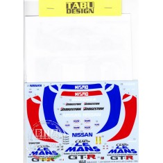 1/24 Nissan GTR Club Le Mans 1995 Decals for Tamiya kit #24161