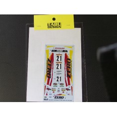 1/24 McLaren F1-GTR "ZERO" #21 JGTC 2000 (Long Tail) Decals for Fujimi kit