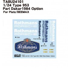 1/24 Porsche 911 [Type953] Paris Dakar (1984) option Decal for Plats/Beemax kit