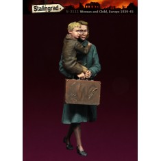 1/35 Woman and Child in Europe 1939-1945 (2 figures)