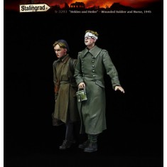 1/35 Wounded Soldier and Nurse 1945 (2 figures)