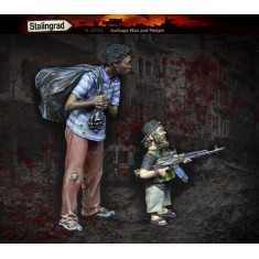 1/35 Garbage Man and Midget (2 figures)
